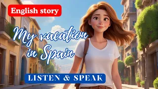 My vacation in Spain | English Listening - Speaking skills | Improve your English | Speak English