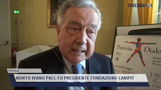 2021-11-15 PISTOIA - MORTO IVANO PACI, FU PRESIDENTE FONDAZIONE CARIPIT