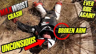 LUCKY TO BE ALIVE! BAD CRASH!