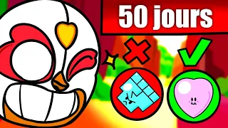 SURVIVRE 50 JOURS en PACIFISTE sur BRAWL STAR, ce qui s'est passé !