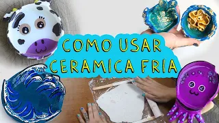 Como usar cerâmica fria: Aprenda a fazer potinhos e peças incríveis sem forno