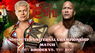 WWE 2K23 - THE ROCK VS CODY RHODES | UNDISPUTED UNIVERSAL CHAMPIONSHIPSHIP MATCH | GAMEPLAY PS4
