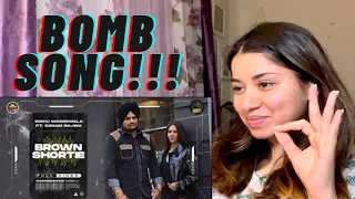 Brown Shortie Sidhu Moose Wala | Sonam Bajwa | The Kidd | Sukh Sanghera | Moosetape reaction video