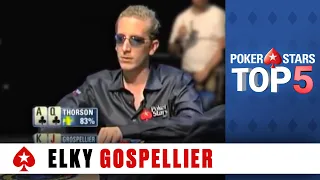 ElkY's Top Moments ♠️  Poker Top 5 ♠️ PokerStars Global