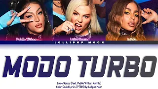 LUISA SONZA (FEAT. PABLLO VITTAR, ANITTA) - 'MODO TURBO' Color Coded Lyrics [PTBR]