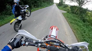 Driving New KTM exc 250 TPI six days and Husqvarna TE 300i 2023