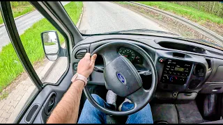 2006 Ford Transit V [2.0 TD 80 HP] |0-100| POV Test Drive #1688 Joe Black