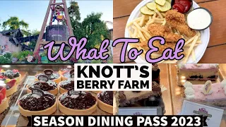 WHAT TO EAT AT KNOTT’S BERRY FARM - SEASON DINING PASS 2023!