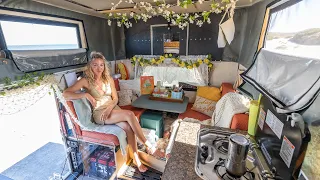 Solo Female - Former Navy Corpsman in 4x4 Truck Camper