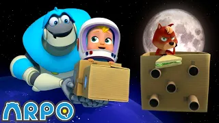 Rocket Ship Squirrel in SPACE!!! 🚀 | ARPO The Robot | Funny Kids Cartoons | Kids TV Full Episodes