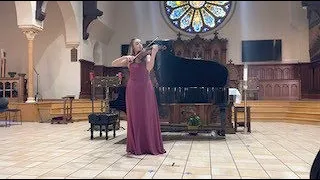 Ava Shedd, J. S. Bach - Sonata No. 2 in A minor III. Andante