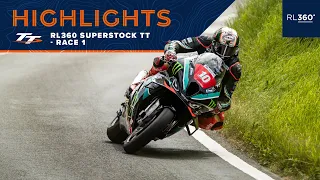 RL360 Superstock TT Race 1 - Highlights | 2023 Isle of Man TT Races