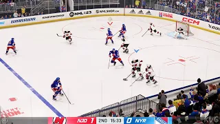 NHL 23 - New Jersey Devils vs New York Rangers - Gameplay (PS5 UHD) [4K60FPS]