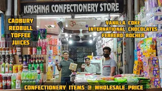 Wholesale से भी सस्ता ! Toffee, Ferraro Rosher, Red Bull, Chocolate | Confectionery Wholesale Market
