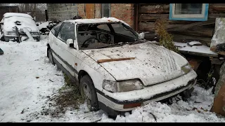 Abandoned 50€ Honda CR-X First Start After 5 Years