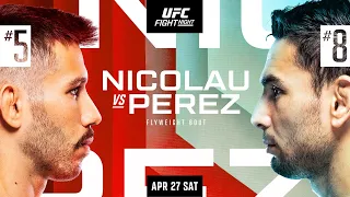 UFC Vegas 91 Live Nicolau vs Perez Live Fight Watch Along