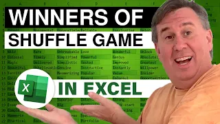 Excel - Perfect Shuffle Of A Deck Of Cards In Excel - Challenge Winners - Episode 1727