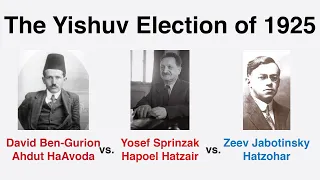 The Yishuv Election of 1925
