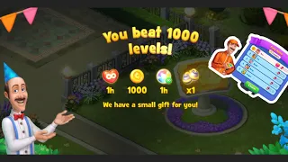 Gardenscapes  (1000 Level Milestone Completed & 1st in FIERY SPRINT ) || Level 993 - Level 1024 ||