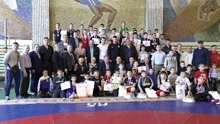 Награждение. Турнир по вольной борьбе.  22.04.2016. 70 летию Николаева В.И.