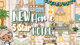 🌼New 5 Star Hotel in Toca Boca🍃New Update [New House Design] TocaLifeWorld | Makeover (Part 1)