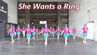 She Wants a Ring│Line Dance by Maddison Glover (AUS)│Demo & Walk Through║她想要一枚戒指│排舞│含導跳║4K