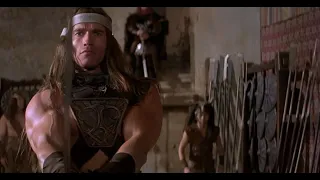 Conan the Barbarian (1982) Arnold Schwarzenegger Sandahl Bergman James Earl Jones dir John Milius