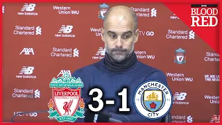 “Ask the ref, not me” | Pep Guardiola Post-Match Reaction | Liverpool 3-1 Man City
