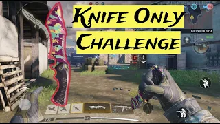 😬Epic Kills with knife ! Knife🔪 only challenge ! Call of Duty mobile gameplay !