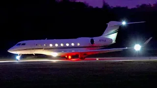 Gulfstream G650 N761LE Take-Off at Bern