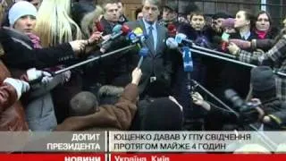 Ющенко прийшов до ГПУ у справі про власне о...