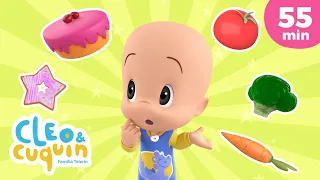 Vegetables Song and more nursery Rhymes by Cleo and Cuquin 🥬 🍅  | Children Songs