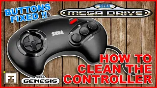 How to CLEAN a SEGA MEGA DRIVE / GENESIS Controller