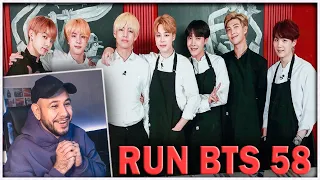 RUN BTS - 58 эпизод ⚡️ ШЕФ ПОВАР БТС ⚡️ (2 часть) РЕАКЦИЯ