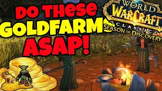 INSANE Goldfarms Early in Phase 2 - Season of Discovery Goldmaking