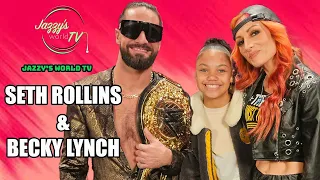 Seth Rollins & Becky Lynch talk about life as a WWE family, being huge NFL fans, & women in the WWE