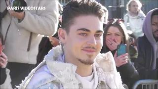 Hero Fiennes Tiffin ( After, Harry Potter ) @ Paris Fashion Week 18 january 2023 show Givenchy