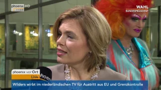 Wahl des 12. Bundespräsidenten: Julia Klöckner im Interview am 12.02.2017