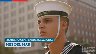 Izamiento de la gran bandera - Mes del Mar