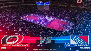 Carolina Hurricanes vs New York Rangers Game 2 Round 2 Playoffs NHL 24 Gameplay