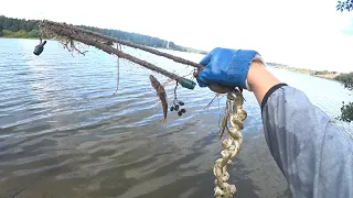 Поймал на Поисковый магнит Рыбу и Раков. Калужское водохранилище