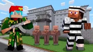 СОЛДАТЫ НАПАЛИ НА ТЮРЬМУ В МАЙНКРАФТ ! Алексбой Minecraft Мультик