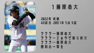 2023年 千葉ロッテマリーンズ選手別応援歌メドレー