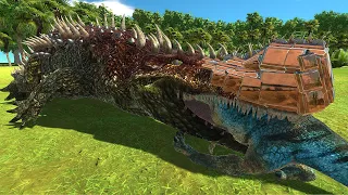 A day in the life of a Sarcosuchus - Animal Revolt Battle Simulator