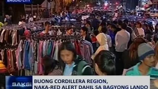 Saksi: Buong Cordillera Region, naka-red alert dahil sa bagyong Lando