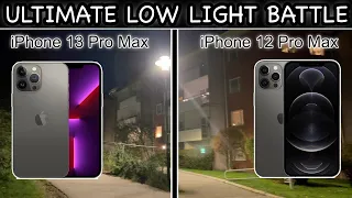 Low Light Camera Test: iPhone 13 Pro Max vs iPhone 12 Pro Max.