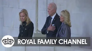 US President Joe Biden Pays Respects to the Queen