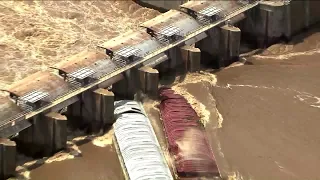 Runaway Barges Sink After Hitting Dam in Oklahoma