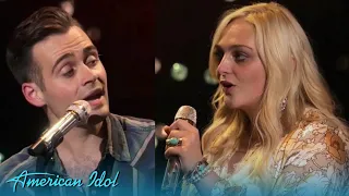 Huntergirl & Cole DELIVER With Their DUET On American Idol Hollywood Week!