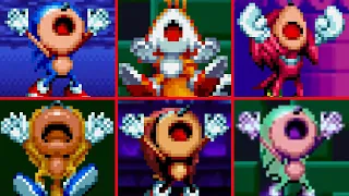 Sonic Mania Plus: All Character Drowning Animations